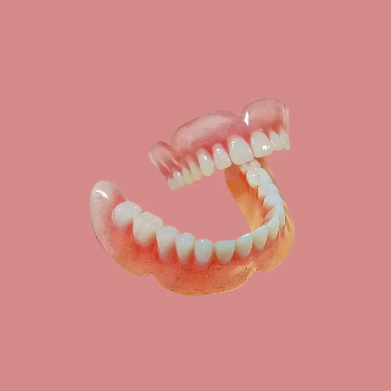 🦷Smile & Eat Confidently Again — Hermsa® Medical Suction-fit Denture🍀✅ Made and Shipped from the USA🍀