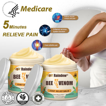 ✅𝑨𝑨𝑶𝑺 𝑶𝒇𝒇𝒊𝒄𝒊𝒂𝒍𝒍𝒚 𝑪𝒆𝒓𝒕𝒊𝒇𝒊𝒆𝒅: 𝑹𝒂𝒊𝒏𝒅𝒆𝒘® 𝑩𝑬𝑬 𝑽𝑬𝑵𝑶𝑴 𝑱𝑶𝑰𝑵𝑻 𝑹𝑬𝑳𝑰𝑬𝑭 𝑩𝑨𝑳𝑴  (Effective for the treatment of arthritis, neuropathy, rheumatic diseases, muscle spasms, twitches, and sports injuries)