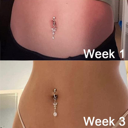 Official Store | Disyan® GLP-1 Lymphvity Nano Microneedle Therapy Belly Button Ring(Pain-free non-piercing design)with Collagen & Matrixyl 3000 丨Obesity,Cardiovascular Diseas, Diabetes, Sleep Apnea, Joint Problems and More