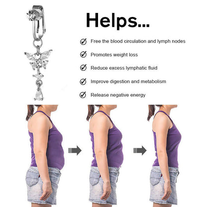 Official Store | Disyan® GLP-1 Lymphvity Nano Microneedle Therapy Belly Button Ring(Pain-free non-piercing design)with Collagen & Matrixyl 3000 丨Obesity,Cardiovascular Diseas, Diabetes, Sleep Apnea, Joint Problems and More