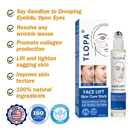 𝐓𝐋𝐎𝐏𝐀® 𝐅𝐀𝐂𝐄 𝐋𝐈𝐅𝐓 𝐒𝐤𝐢𝐧 𝐂𝐚𝐫𝐞 𝐒𝐭𝐢𝐜𝐤 𝐂𝐥𝐢𝐧𝐢𝐜𝐚𝐥𝐥𝐲 𝐏𝐫𝐨𝐯𝐞𝐧 𝐅𝐨𝐫𝐦𝐮𝐥𝐚 | 𝐑𝐞𝐝𝐮𝐜𝐞𝐬 𝐖𝐫𝐢𝐧𝐤𝐥𝐞𝐬 & 𝐅𝐢𝐫𝐦𝐬 𝐒𝐤𝐢𝐧