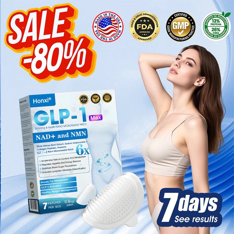 【Last Day Promotion 80% OFF🥇】Honxi® GLP-1 & NAD+ Slimming & health NANO MICRONEEDLE PATCH🇺🇸(Zero Pain. 24/7 Release | Lose 20lbs FAST | 90% Sugar Drop | )👨‍⚕️