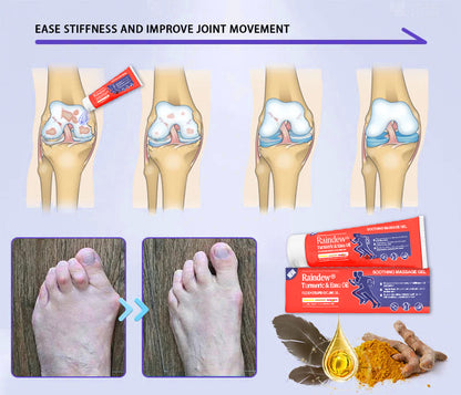 Official Store | Raindew® Turmeric & Emu Oil Arthritis Soothing Pain Relief Massage Gel